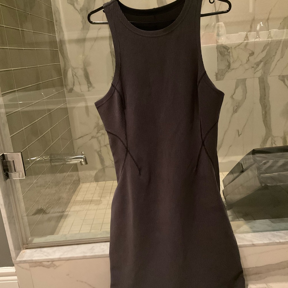 Lululemon Athletica charcoal grey lab dress